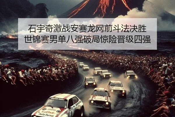 石宇奇激战安赛龙网前斗法决胜 世锦赛男单八强破局惊险晋级四强